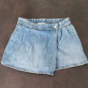 H&M Kids Light Blue Denim Skort
